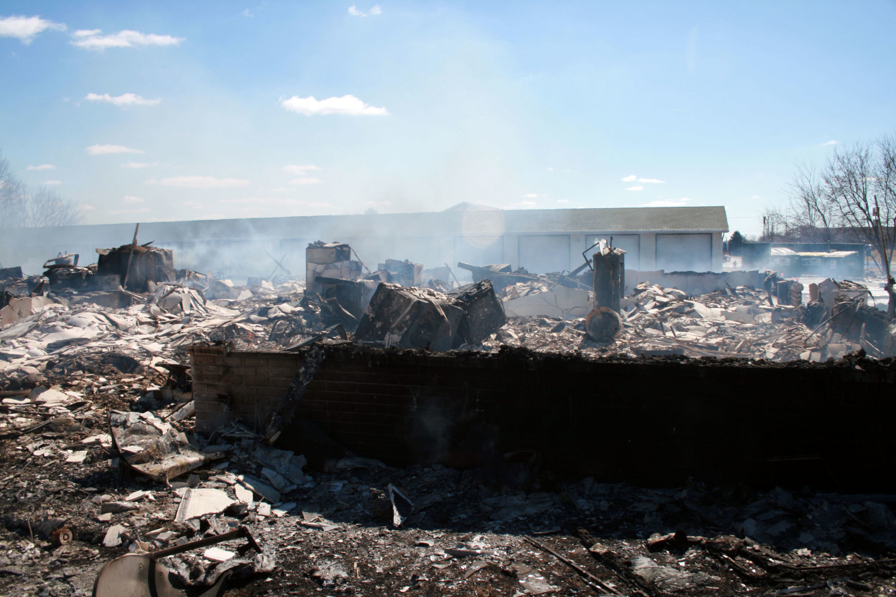 Investigation photos from 109 Knaup Drive explosion